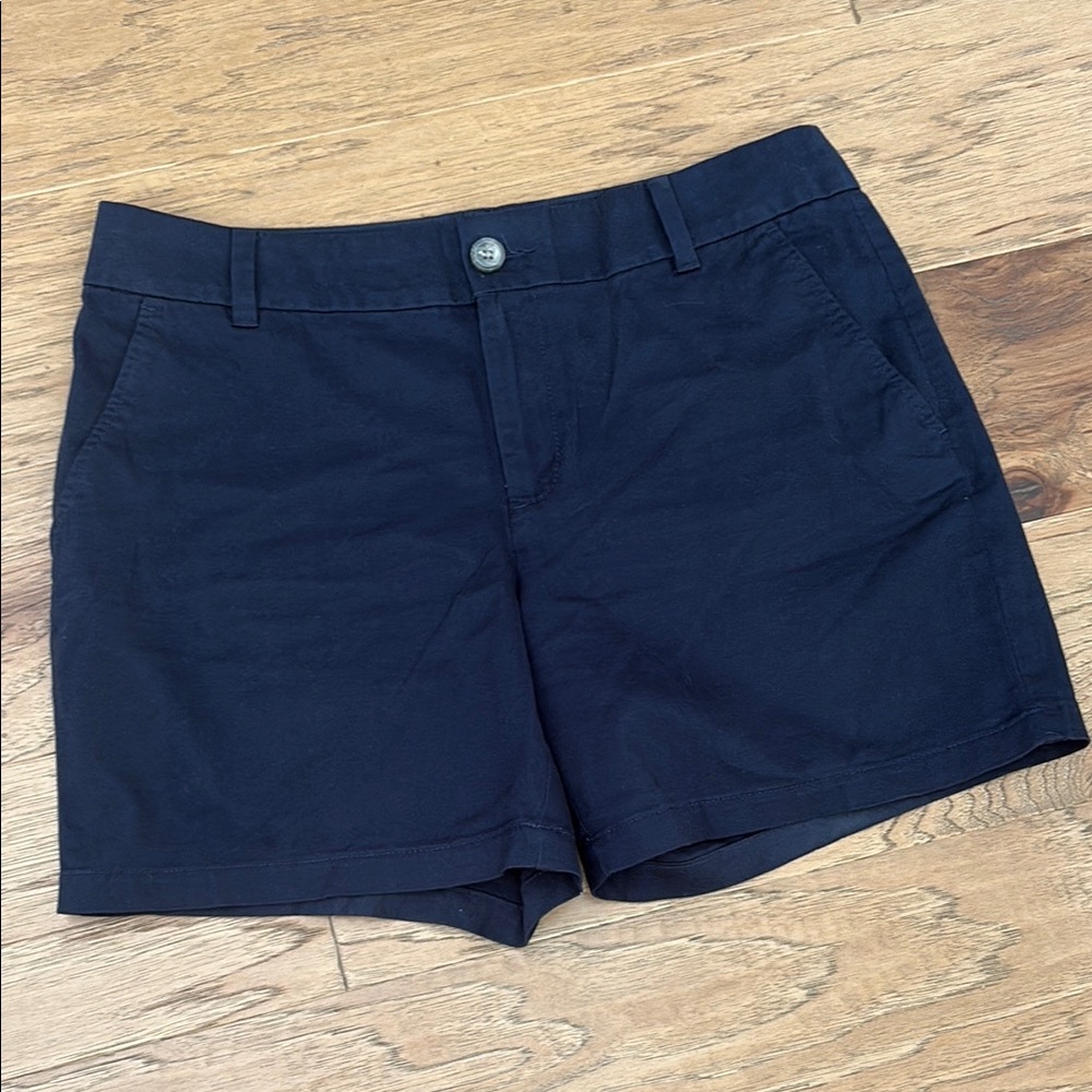 Like New- Loft, Classic Navy  Women's Monroe Shorts, size Small